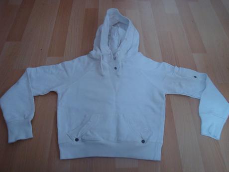 Mikina pro děvčata - bílá, vel. 5-6 let, 128