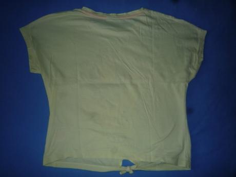 Krátké triko s třpytivým papouškem vel. 146, takko,146