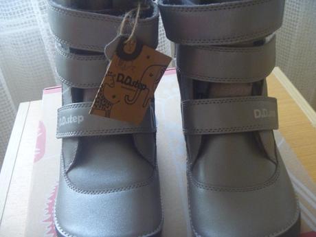 Nové šedé d.d.step zimní barefoot boty vel. 35, d.d.step,35