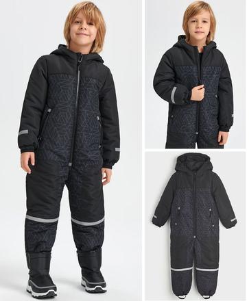 Zimní černá kombinéza klučičí overal vel. 104, sinsay,104