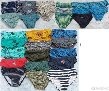 Sada slipů, slipy, vel. 128-134, 140-146, 146-152, coccodrillo,140