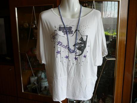 Bílé tričko s motivem., xl