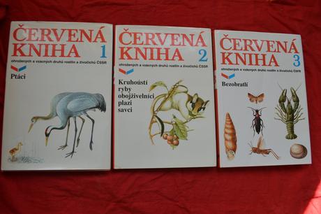 3x  encyklopedie červená kniha 1,2,3., 