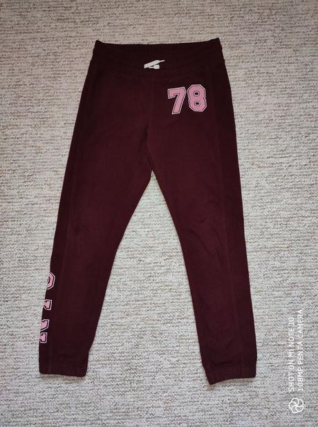 Flísové tepláky, h&m,146