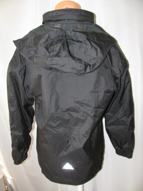 Zimní,oboustranná bunda s kapucí, 158