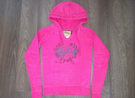 Růžová mikina replay, replay,m