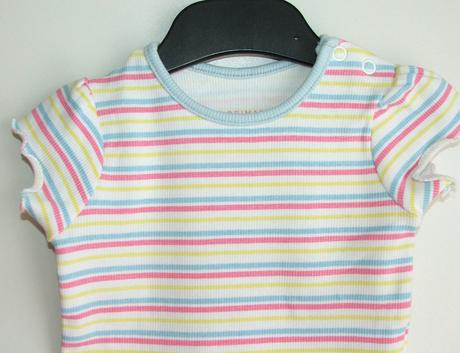 W359 žebrované pružné dívčí tričko vel. 68, primark,68