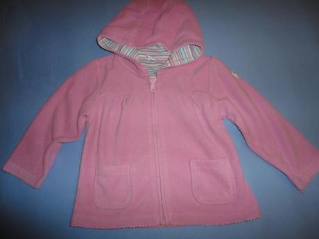 Slabší fleec mikina tu, vel. 1-1,5 roku, tu,80