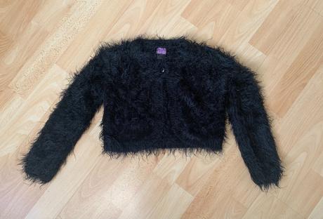 Černý svetr & bolerko f&f vel. 122/128, f&f,122