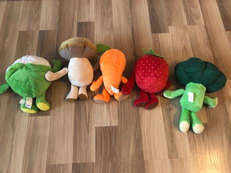 Plyšáky - zelenina, 