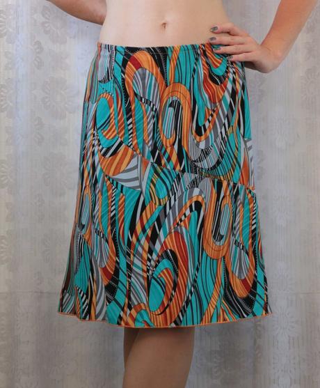 Pestrobarevná letní sukně vel.xxl, xxxl