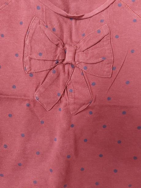 Tricko puntíky, mašle, coolclub,116