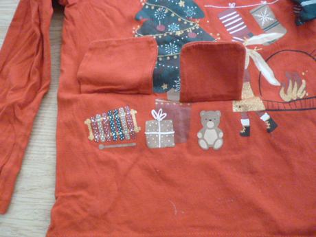 Vánoční triko kids vel. 4-5, 110