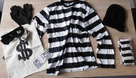 Kostým bankovní lupič vel.m/l, 