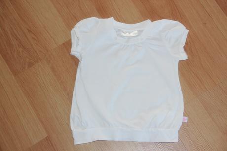 Tričko, triko, halenka - bílá, do lemu, vel. 86, 86
