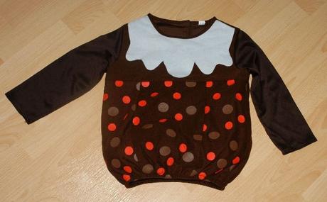 Karnevalový kostým vánoční puding - dino,