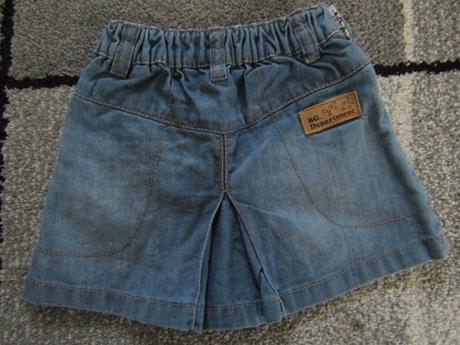 Riflová sukýnka zn.h & m vel.74, h&m,74