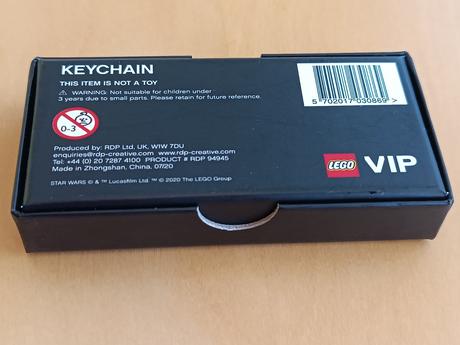 Lego star wars 5006363 han solo keychain, 