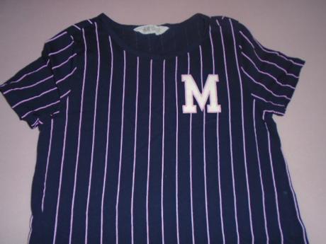 Šaty hm pruh vel 10-12 l 146/152, h&m,146