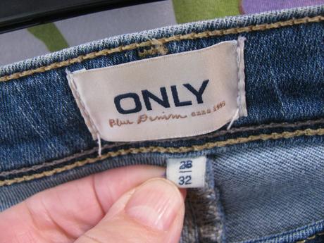 Elastické džíny, skiny, only, kratší sed, only,32