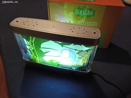 Rotační lampa safari do dětského pokoje,