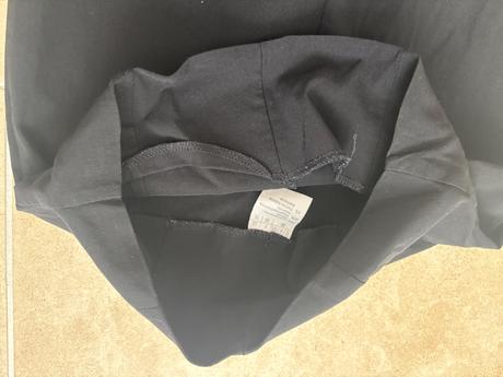 Černé strečové těhotenské kalhoty ve velikosti 36, 36