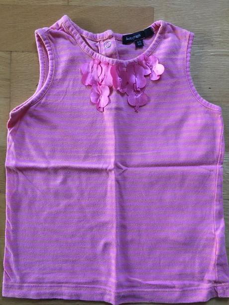 Růžové holčičí tílko vel.4-5let, 110