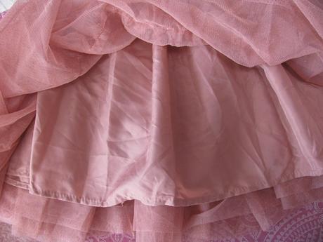 Luxusní tylová sukně s volánky, h&m,134