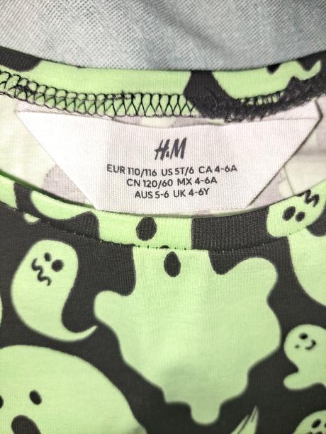 Šaty + tričko, h&m,110