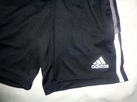 Černé sportovní šortky adidas 7/8 let, adidas,128