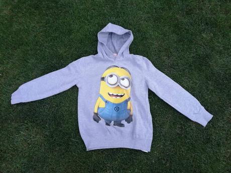 Mikina s kapucí mimoni vel. 146/152, 146