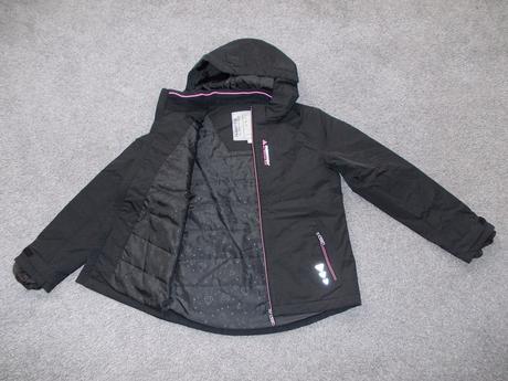 Zimní / přechodová bunda černá, vel.152, 152
