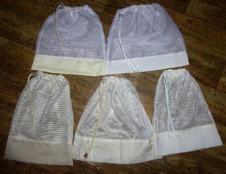 Pytlíky dárkové, na potraviny či skladování 5 ks,