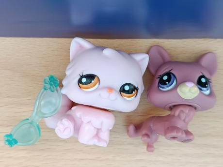 Lps pejsek corgi + růžová kočička + brýle,