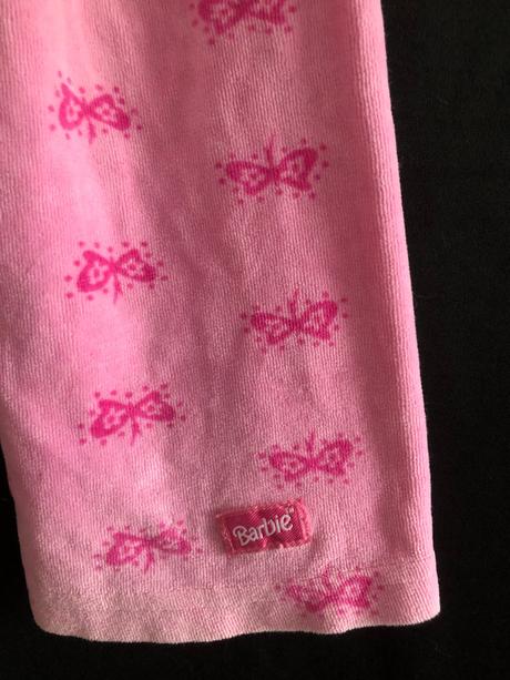 Sametové tepláky s mašlema, 116