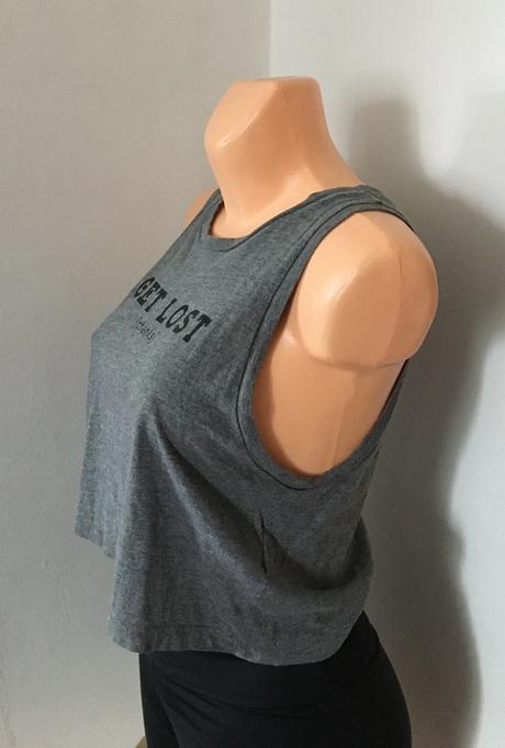Vel. 36 šedý sportovní top, 36