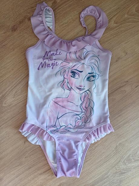 Jednodilne plavky frozen, disney,128