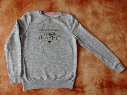 Slabší mikinka se srdíčkem 134/140, pepco,134