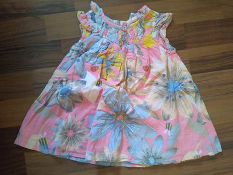 Květované, kytičkové šaty, next,68