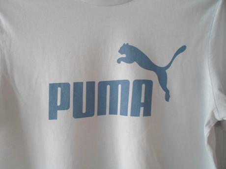 Bílé tričko triko krátký rukáv puma, puma,176
