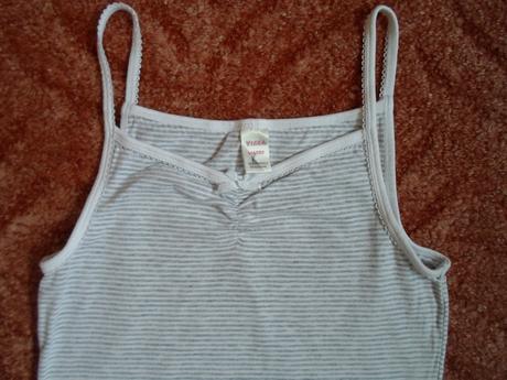 Bílé šedé tričko tílko, yigga,152