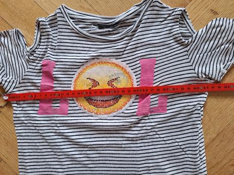 Měnící tričko tílko top vel. 134 / 140, h&m,134