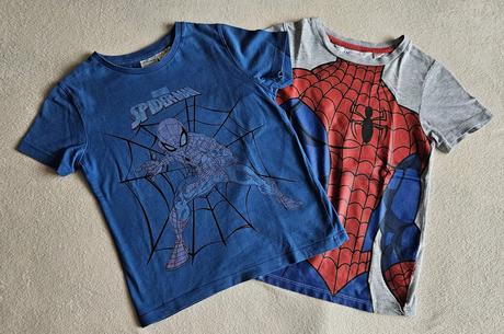 2x chlapecké tričko spiderman, vel.110/116/122, 116