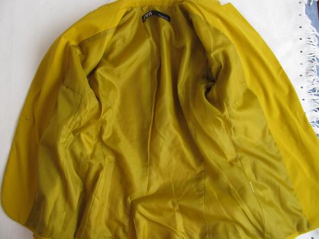 Dámské sako hořčicové barvy zara, zara,36