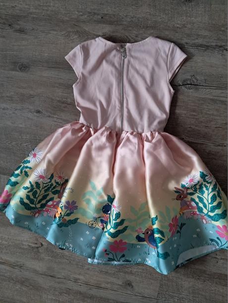 Slavnostní nadýchané šaty, h&m,134