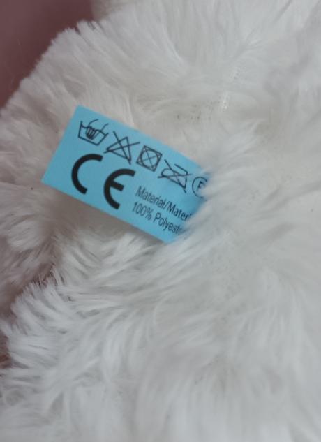 Plyšový sedící pes bílý mikro trading, 