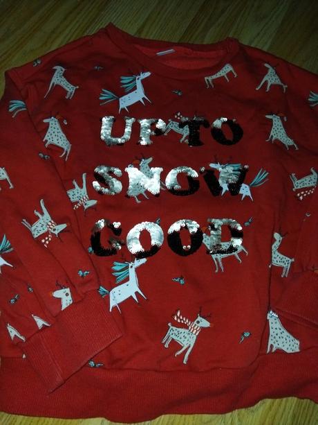 Vánoční mikina se soby 134 next, 134