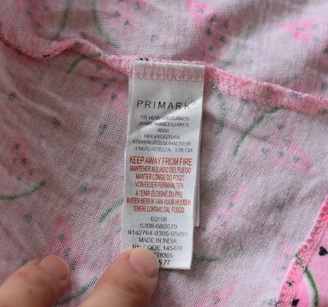 Šaty vel. 7 - 8 let, primark,128