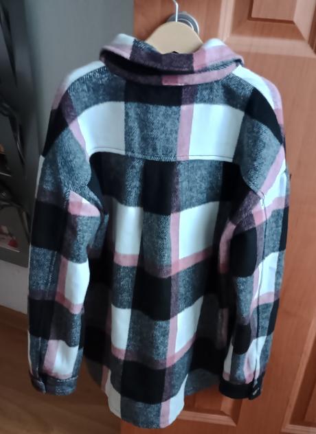 Krásná kostkovaná košilobunda zn.h&m vel.146/152, h&m,146