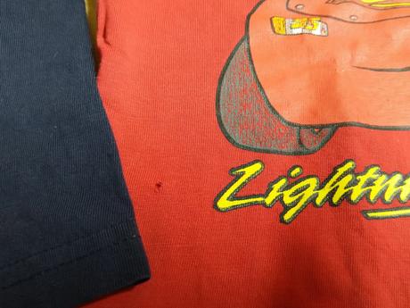 Tričko s dl. červené cars, 104